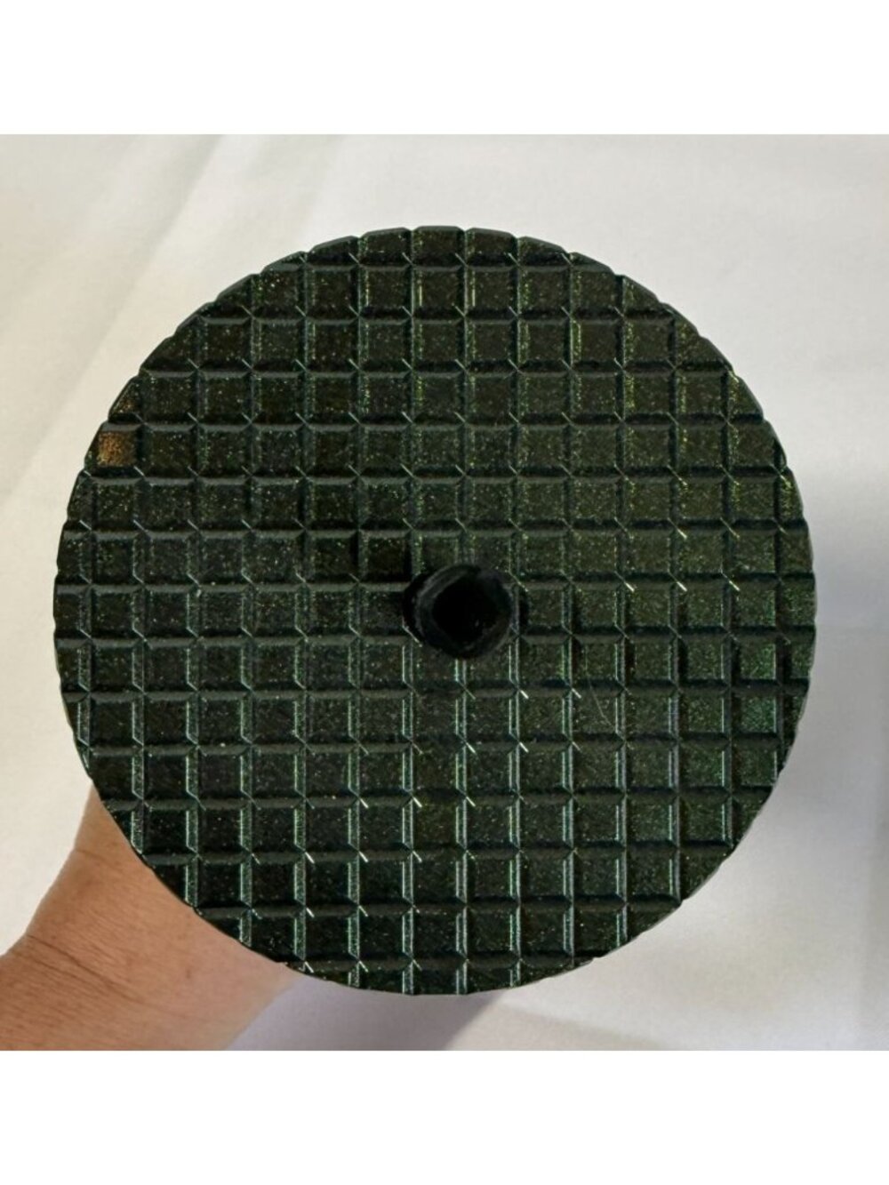 Starbucks Dark Green Square Grid Venti 24oz Cold Cup Trumbler Twist Lid - Picture 6 of 7